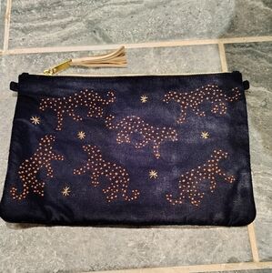 Sseko Designs Velvet Cheetah Clutch